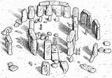 Stonehenge Stone Dover sketch template
