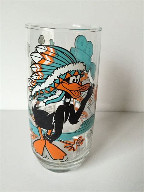 Vintage Pepsi Daffy Duck Glass Looney Tunes Collector Etsy Daffy