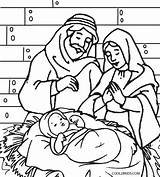 Nativity Coloring Scene Pages Precious Moments Printable Kids Cool2bkids sketch template