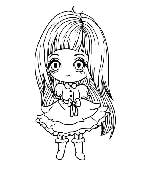 doll girl stock vector illustration  girl