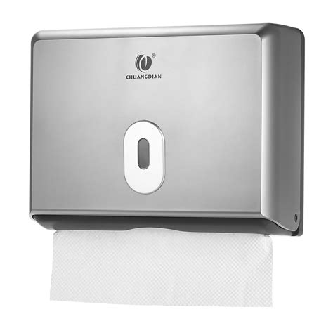 chuangdian wall mounted bathroom tissue dispenser tissue box holder  multifold paper towels