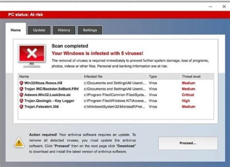 Remove Your Windows Is Infected With 5 Viruses Scam