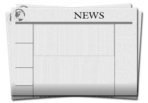 blank newspaper front page template pcinfo