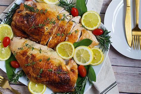 roasted turkey breast recipe with herbs unicorns in the