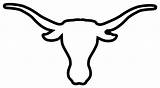 Longhorn Longhorns Skull Pinclipart Automatically sketch template