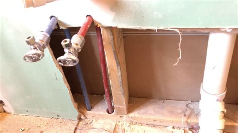 plumbing tips  tricks   hide move pipes   wall youtube