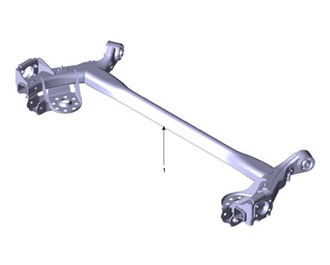 kia rio rear suspension system rear torsion beam axle