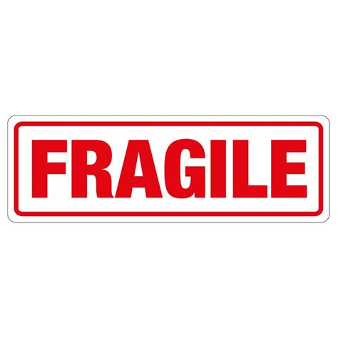 large fragile parcel labels hub packaging