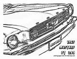 Mustang Pages Coloring Ford 1965 Coupe Books Choose Board Template sketch template
