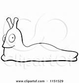 Slug Clipart Cartoon Coloring Pages Vector Banana Outlined Thoman Cory Template Clip Snail sketch template