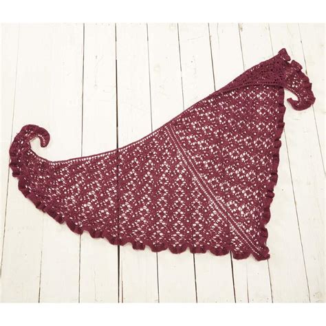 valentino shawlette  knitting pattern knitting bee