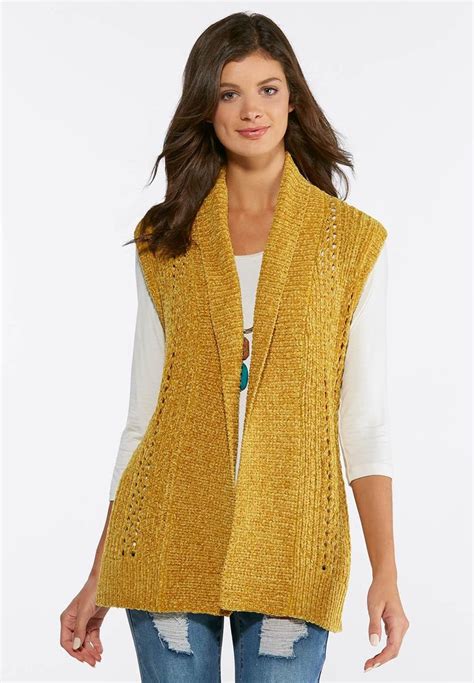 gold chenille sweater vest catoconfident sweaters sweaters  women chenille sweater