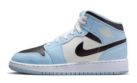air jordan 1 mid ice blue gs where to buy 555112 401 the sole