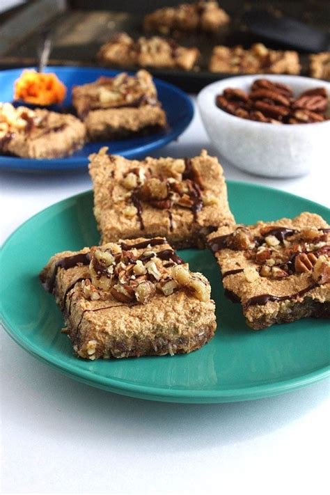 raw pumpkin bars healthy thanksgiving dessert recipes popsugar fitness photo 5