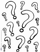 Question Coloring Designlooter Coolest Marks Printables Printable sketch template