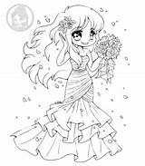 Yampuff Cute Chibis Kawaii Brides sketch template