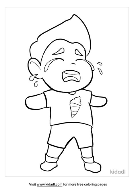 crying coloring pages coloring home