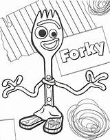 Forky Spork Colorironline sketch template