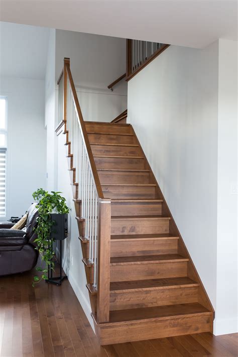 escalier escalier plancher bois franc