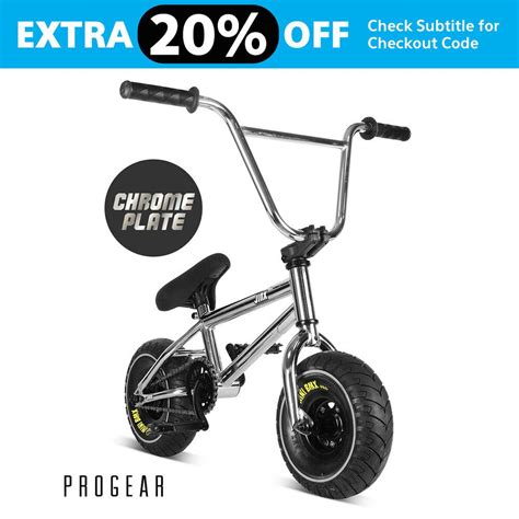 Progear Chrome Mini Bmx Stunt Bike Trick Park Bike Ebay Bmx