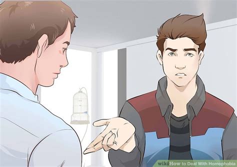 how to deal with homophobia 15 steps with pictures wikihow