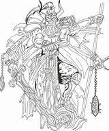 Gilgamesh Coloring Enkidu Pages Template Sketch Epic sketch template
