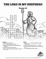 Psalm Shepherd Psalms Crossword Meaning Filled David Church Sharefaith sketch template