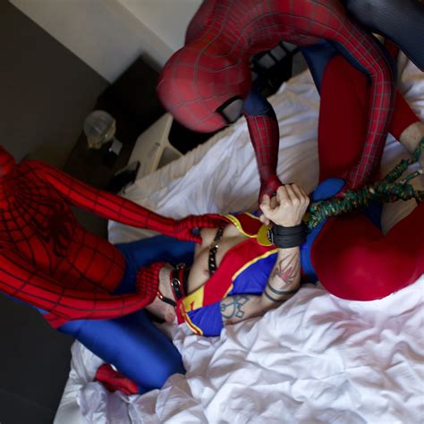 superheroes defeated who else gets turned on by this nsfw gay comic geek