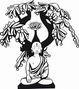 Bodhi Tree Tattoo Getdrawings Drawing sketch template