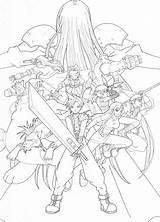 Final Fantasy Coloring Pages sketch template