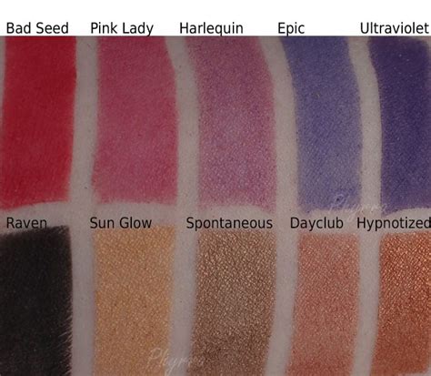 best drugstore makeup brand nyx cosmetics swatches on