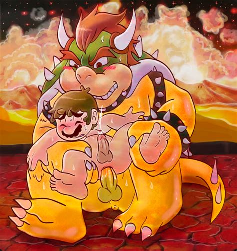rule 34 bowser male male only mario multiple males super mario bros tagme yaoi 1005636