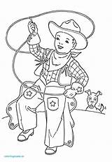 Cowboy Coloring Pages Cowgirl Printable Clip Vintage Western Clipart Theme Kids Cute Horse Lil Digi Stamp Print Cow Color Cartoon sketch template