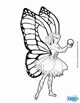 Barbie Mariposa Hellokids Coloriages Power Princesa Hadas Fees Royaume Dibujosparacolorear Colorare Flutter Disegni Wings Línea sketch template