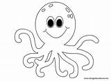 Coloring Octopus Pages Cute Printable Outline Simple Drawing Colouring Print Da Color Colorare Disegni Di Preschool Getdrawings Kids Polipo Bambini sketch template