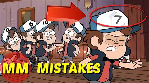 gravity falls double dipper mistakes  didnt notice gravity falls