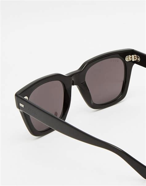 lyst gucci wayfarer acetate sunglasses in black for men