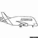 Airbus Coloring Beluga Pages Airplanes A380 Plane Airplane A320 Online A300 Color Transporter Sheet Aircraft Fighter 600st Super Thecolor Designlooter sketch template