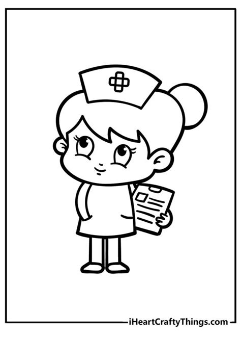 nurse coloring pages   printables