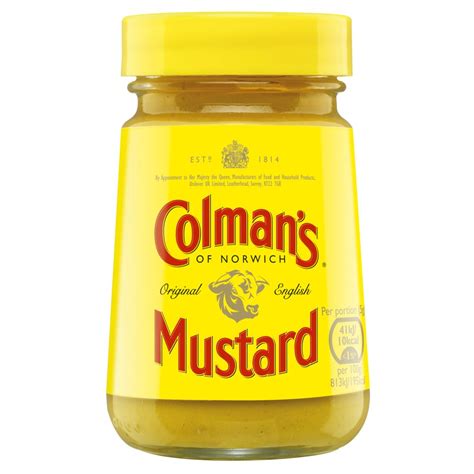 colmans mustard original english mustard   bestway wholesale