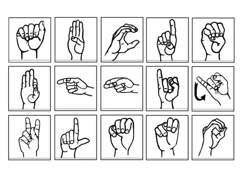 american sign language abc  printable match   pink peonies