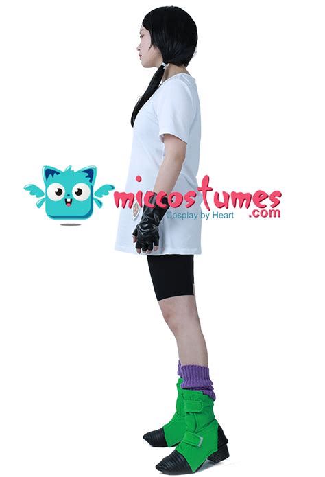 Dragon Ball Z Videl Cosplay Costume With Gloves And Shoes
