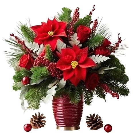 simple christmas floristic arrangement  festive table rustic