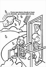 Tornado Coloring Pages Safety Printable Books sketch template
