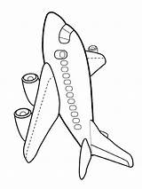Plane Pages Coloring Printable sketch template