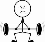 Cartoon Clipart Weak Skinny Weakness Weakling Lift Muscle Lifting Weights Cliparts Crossfit Clip People Man Struggling Stick Struggle Super Scrawny sketch template