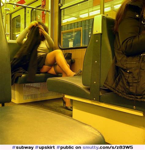 subway upskirt public stockings legs