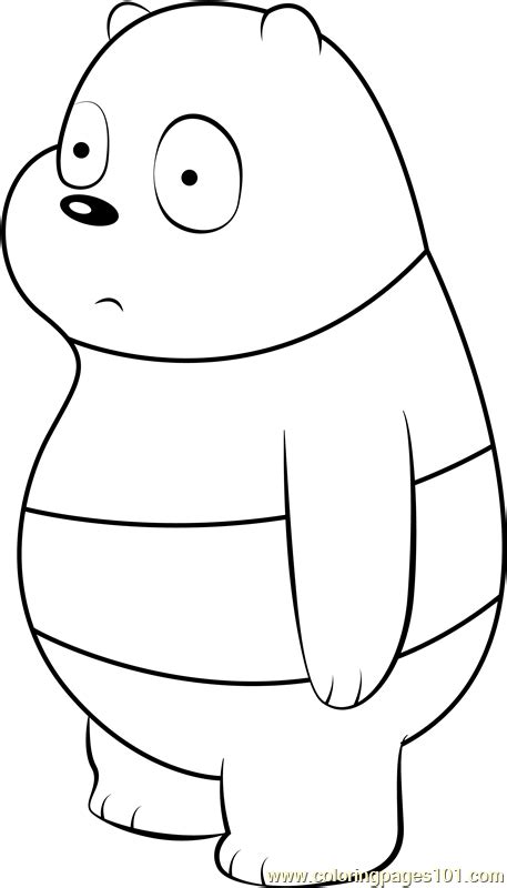 panda bear coloring page   bare bears coloring pages