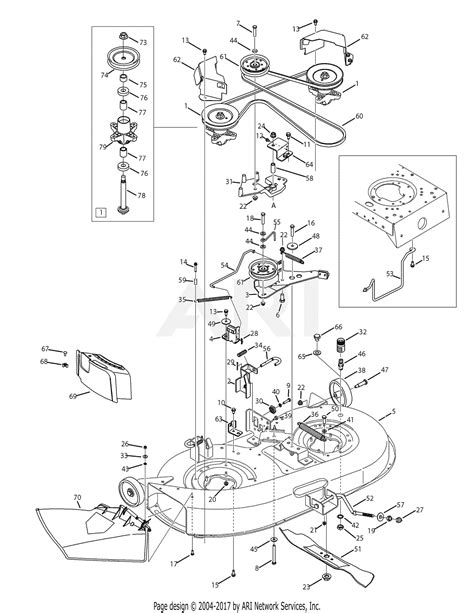 mtd avg  parts diagram  mowing deck