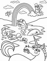 Land Coloring Pages Animals Cowbell Silhouette Water Getdrawings Getcolorings sketch template